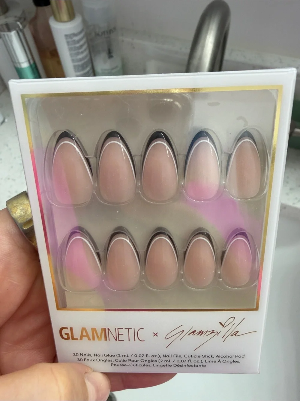 Glamnetic Press-On Nail Set - Neutral & Pastel Shades